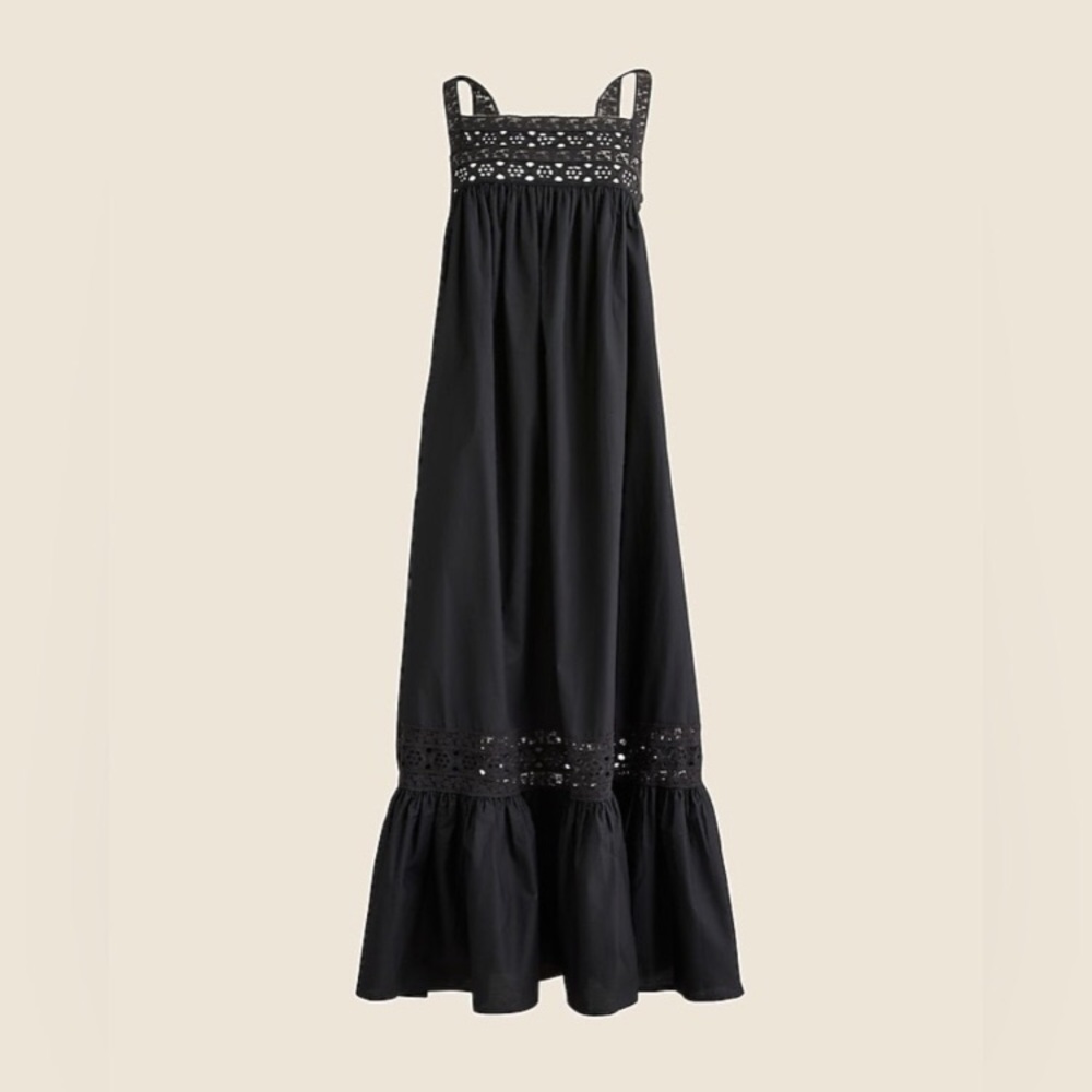 New w Tag: J Crew Athena Dress in Cotton Poplin. Maxi. Size Medium - Picture 2 of 11